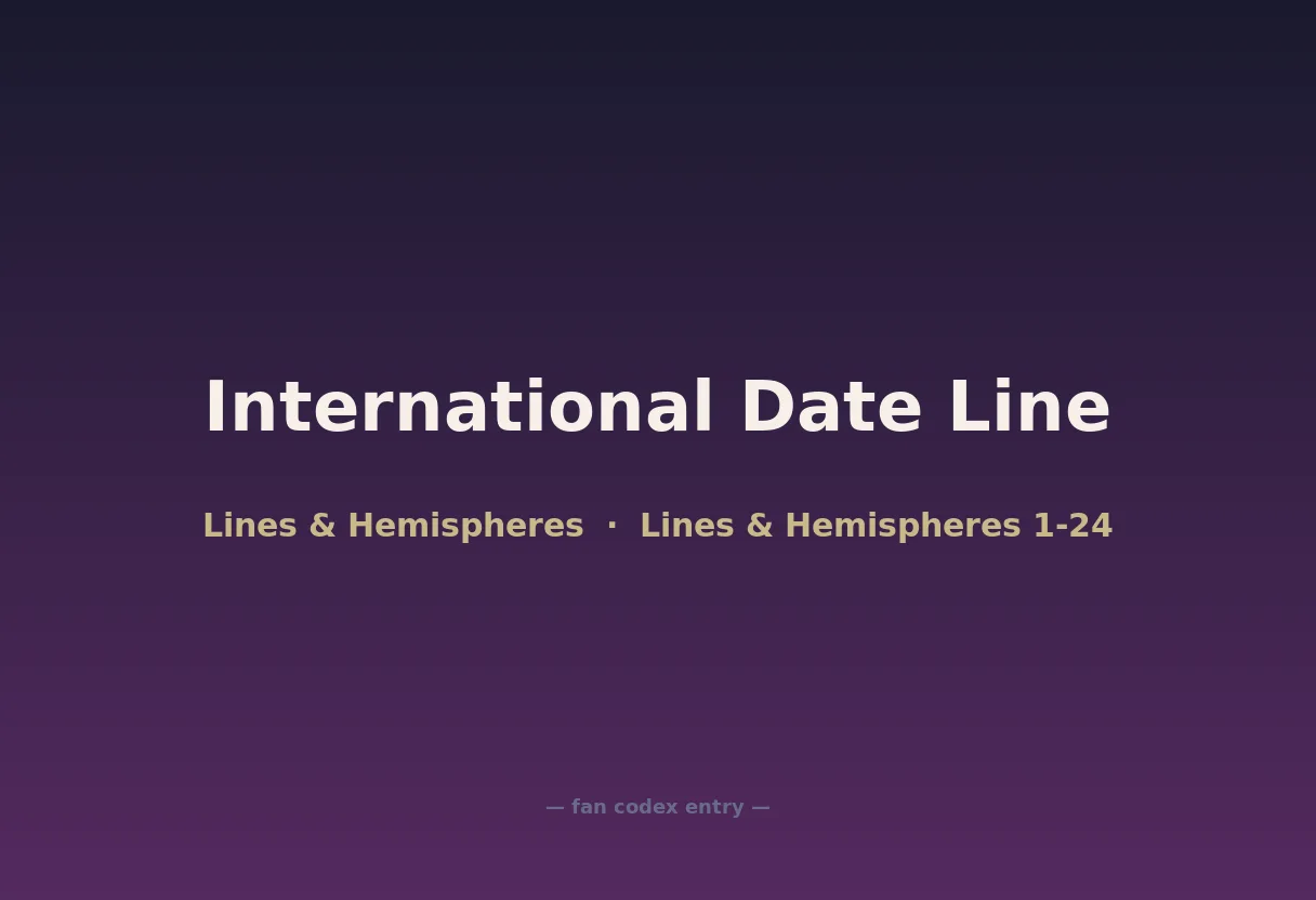 International Date Line