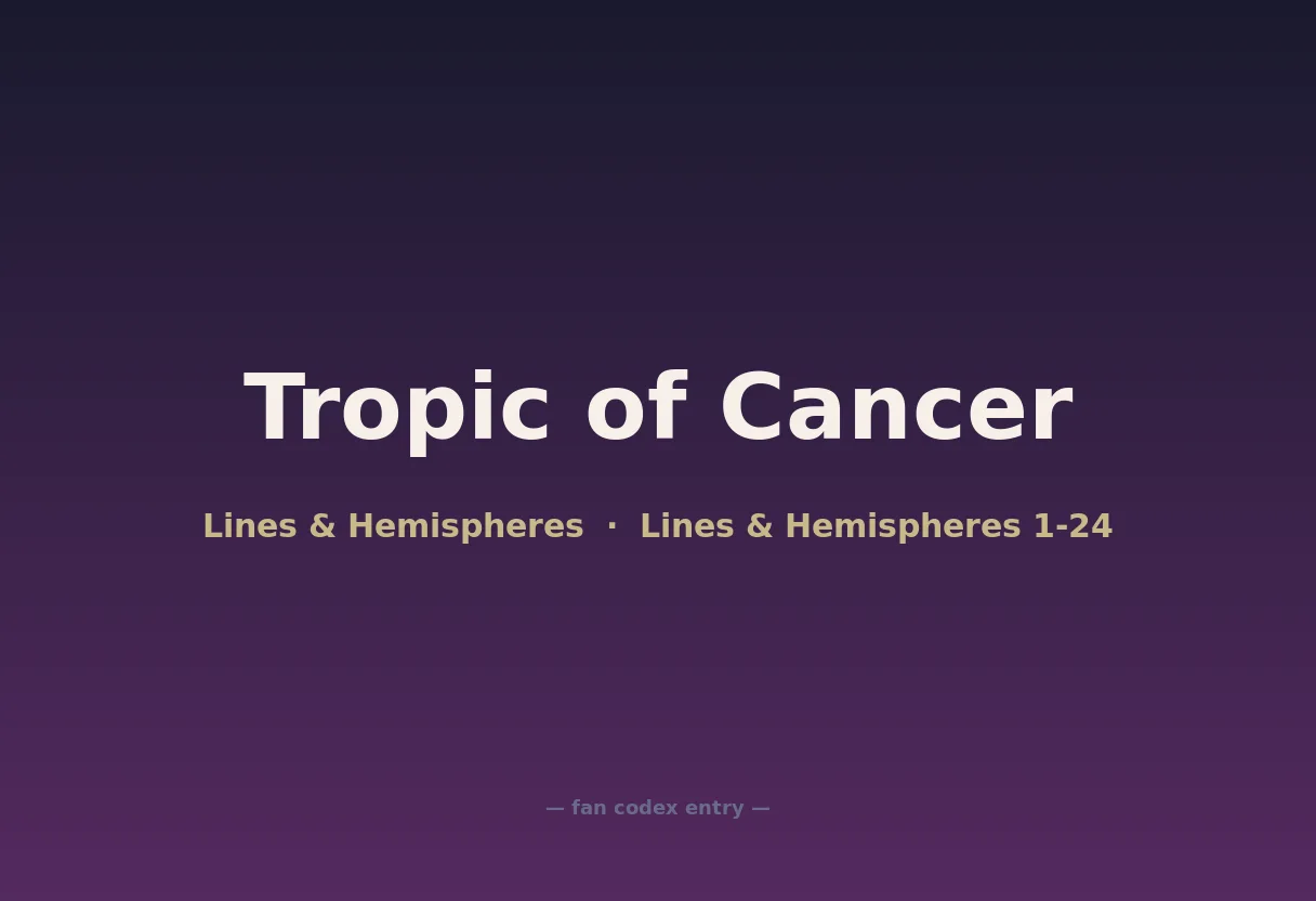 Tropic of Cancer