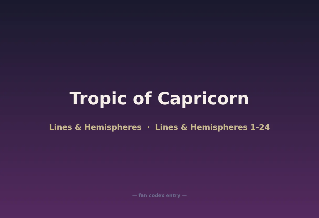 Tropic of Capricorn